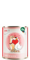 Dog Accessories Wet pet food Happy Organic Goose 200g 6 Piece Anifit