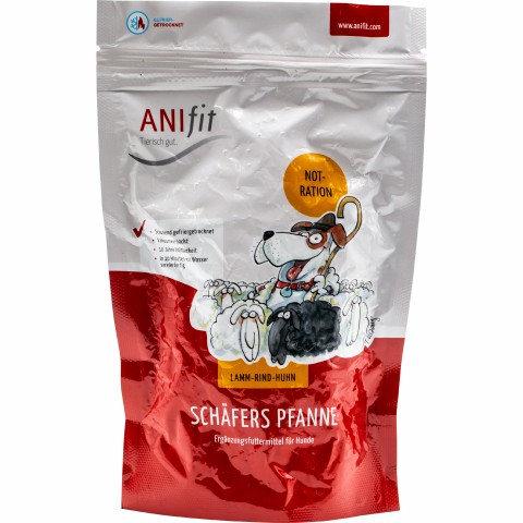Hund Nassfutter Notration Schäfers Pfanne 150g 1 Stück -1- Anifit